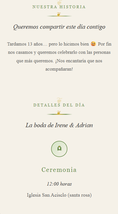 Invitación digital personalizada - cocoWeb Córdoba